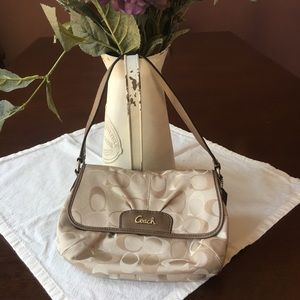 COACH evening bag! Light tan with 2 pockets